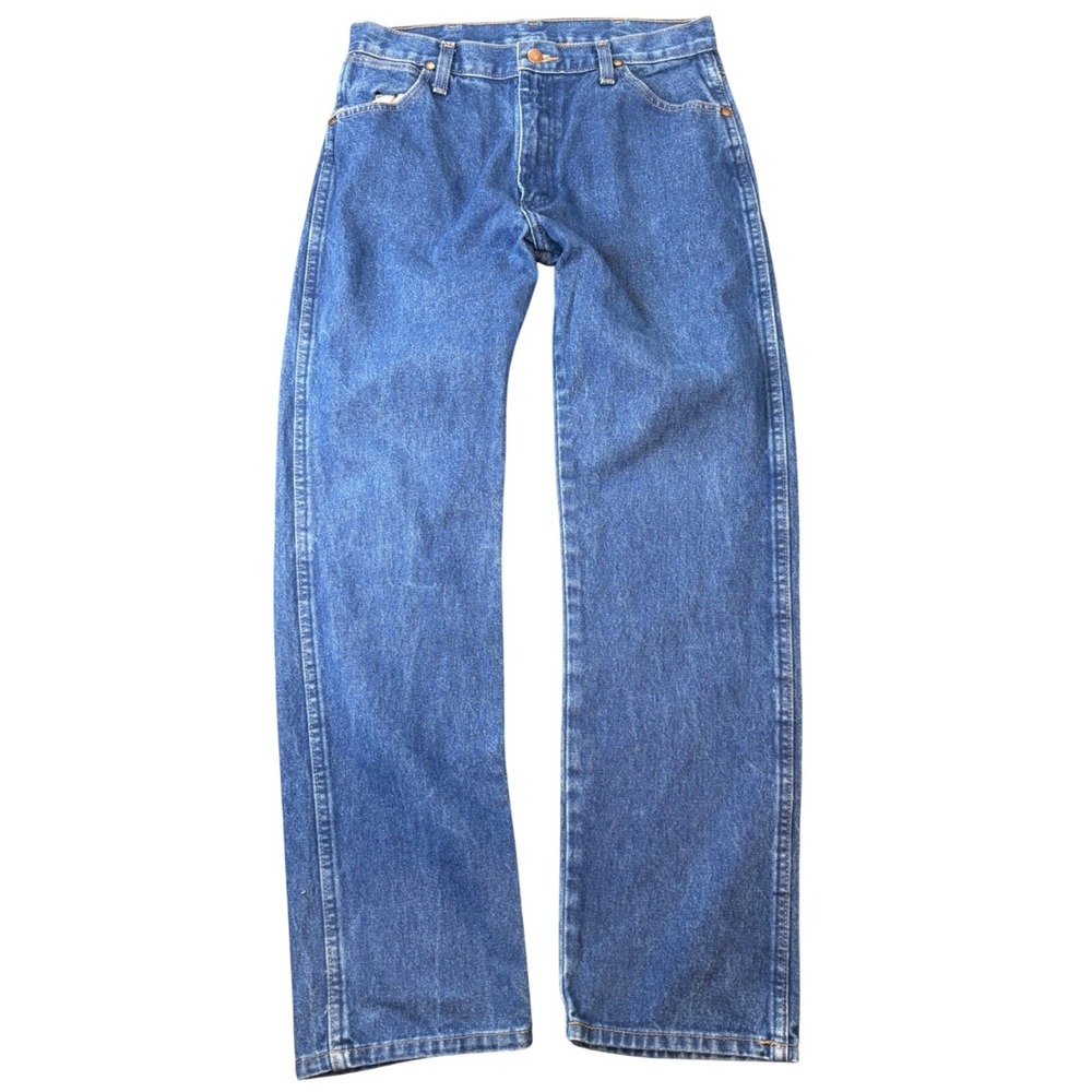 Wrangler 13MWZPW Cowboy Cut Original Fit Jeans Mens 32x32 Blue Denim Western Y2K